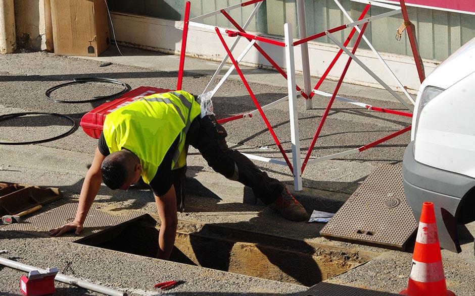 travaux assainissement Chamigny